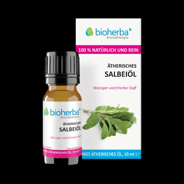 Esenciální olej šalvěj – 10 ml – Bioherba
