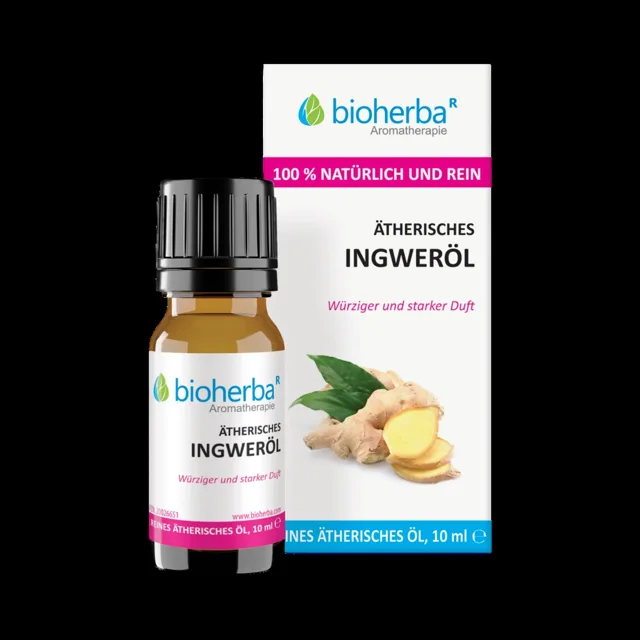 Esenciální olej zázvor – 10 ml – Bioherba