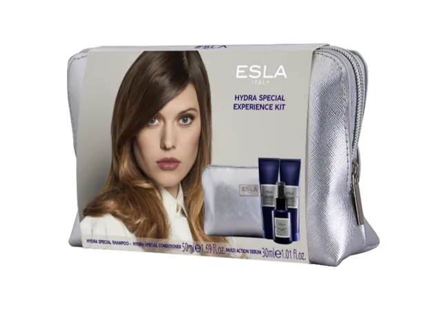 Esla Italy Hydra Special Dárkové balení (Hydra Special šampon, kondi, Multi-aktivní sérum, 50+50+30 ml)