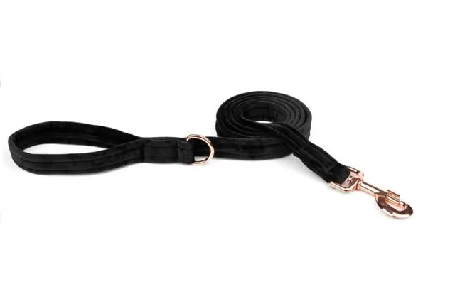 ESME FOR DOG vodítko pro psy ze sametového onyxu 150cm / 2,5cm