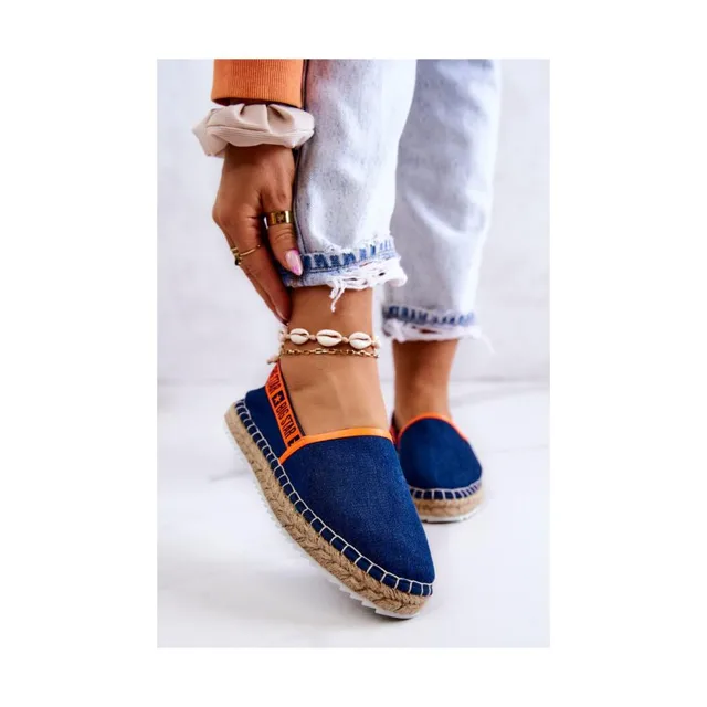 Espadrilky Big Star modré barvy pro dámy