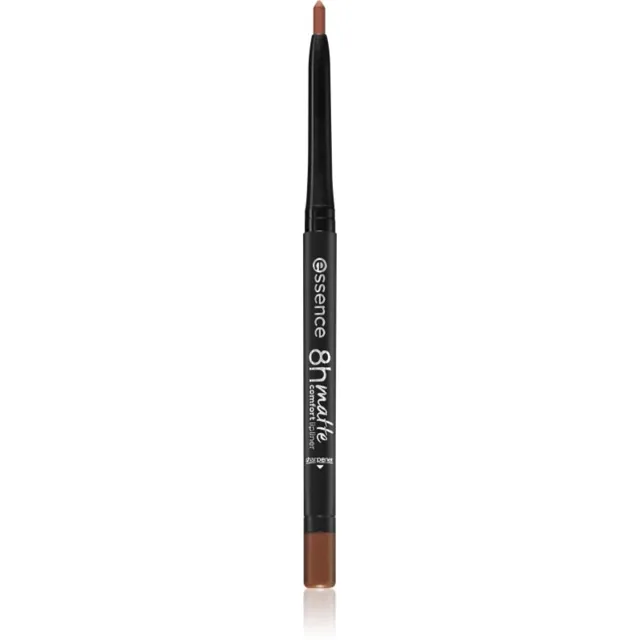 essence 8h Matte Comfort matná tužka na rty s ořezávátkem odstín 01 Cinnamon Spice 0,3 g