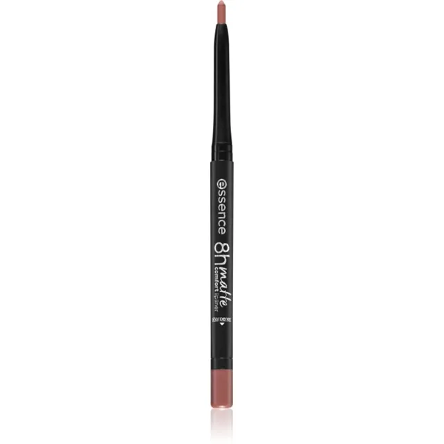 essence 8h Matte Comfort matná tužka na rty s ořezávátkem odstín 03 Soft Beige 0,3 g