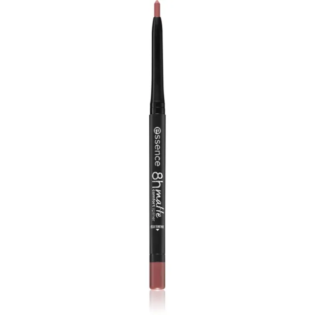 essence 8h Matte Comfort matná tužka na rty s ořezávátkem odstín 04 Rosy Nude 0,3 g