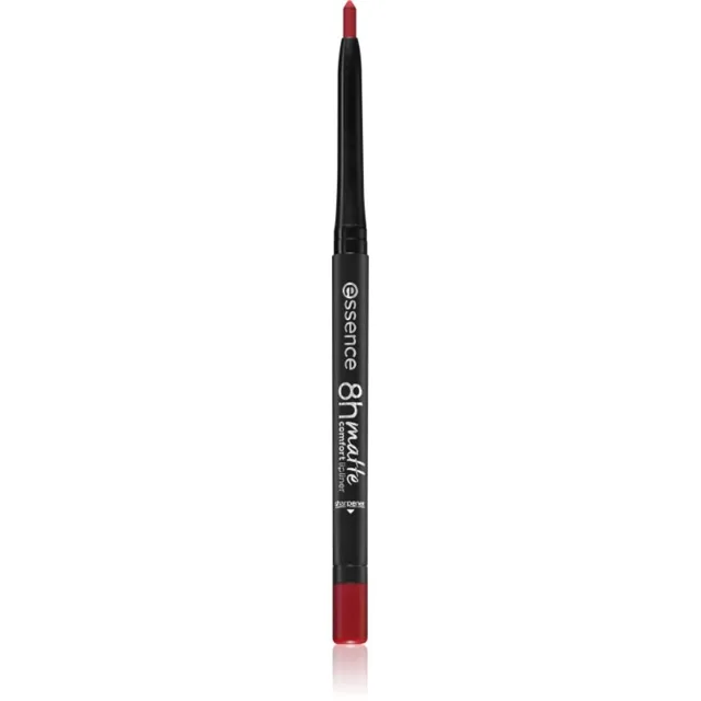 essence 8h Matte Comfort matná tužka na rty s ořezávátkem odstín 07 Classic Red 0,3 g