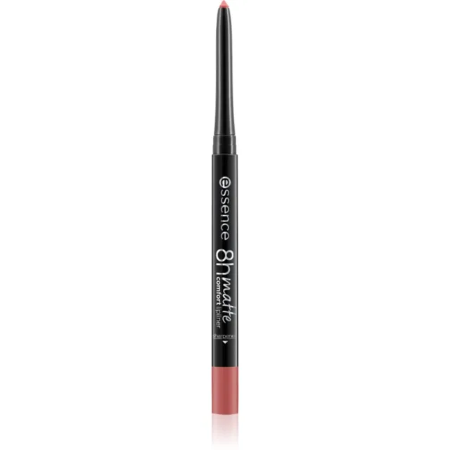 essence 8h Matte Comfort matná tužka na rty s ořezávátkem odstín 20 Mauve Mirage 0.3 g