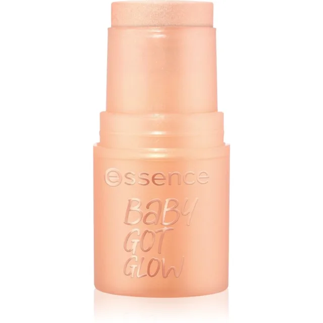 essence BABY GOT GLOW rozjasňující tyčinka pro zářivý lesk odstín 10 Golden Aura 5.5 g