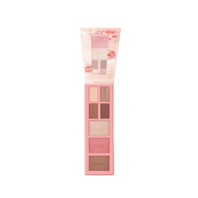 Essence Bloom Baby, Bloom! Paleta na oči a tvár, 11,5 g (odlomená část/vyzkoušený)