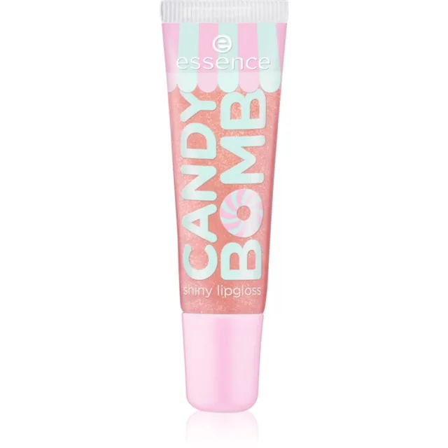 essence Candy Bomb lesk na rty odstín 01 Cotton Candy 10 ml