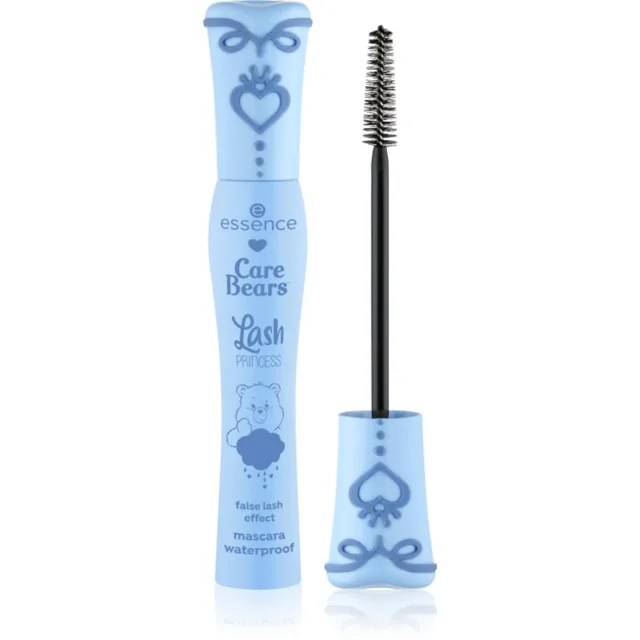 essence Care Bears Lash PRINCESS voděodolná řasenka pro efekt umělých řas odstín 01 No Rain, No Rainbow 12 ml