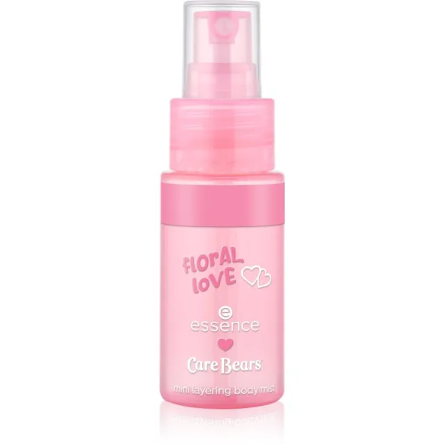 essence Care Bears parfémovaný tělový sprej mini pro ženy 02 Floral Love 35 ml
