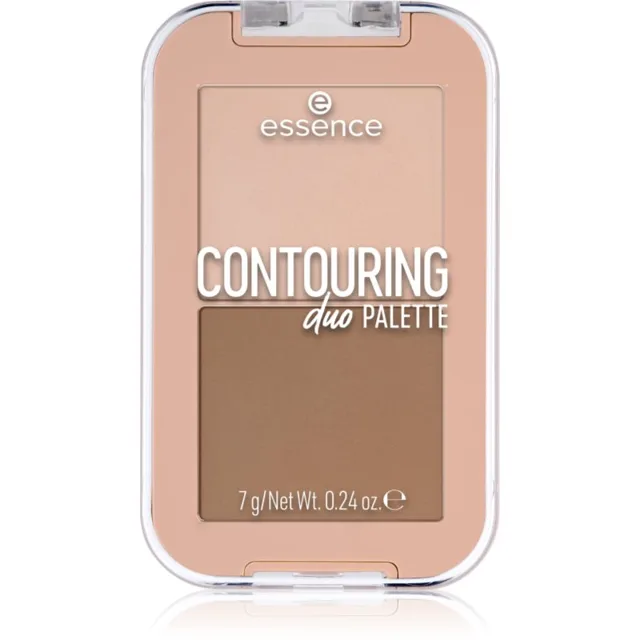 essence CONTOURING DUO PALETTE paleta na kontury obličeje odstín 10 Light 7 g