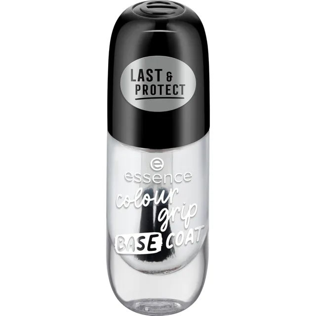 essence cosmetics Colour Grip Base Coat – 8 ml -transparentní podkladový lak