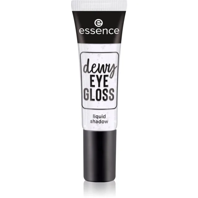 essence dewy EYE GLOSS lesklé oční stíny odstín 01 Crystal Clear 8 ml