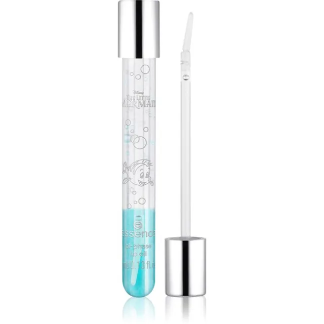 essence Disney The Little Mermaid olej na rty pro třpytivý lesk odstín 01 You Can Swim With Us 4 ml