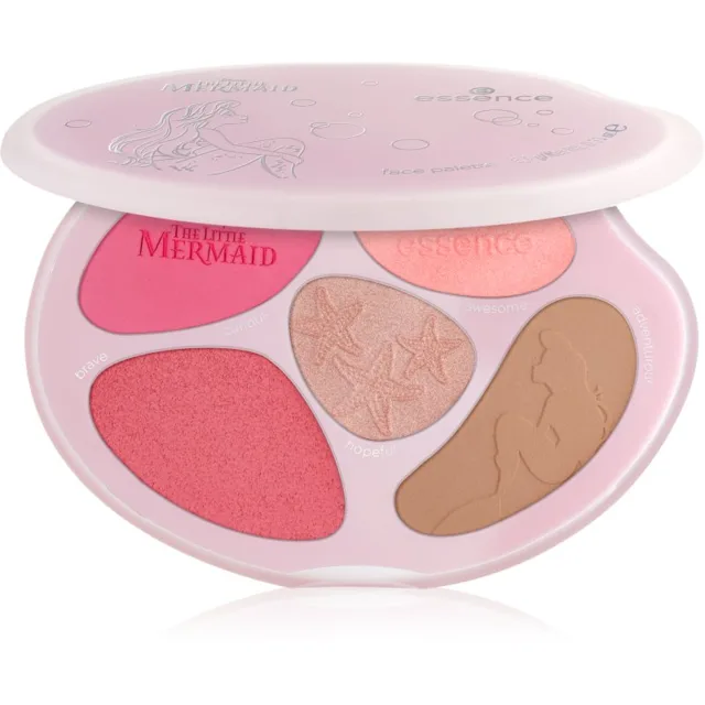 essence Disney The Little Mermaid paletka na tvář odstín 01 The World Is My Oyster! 8.9 g