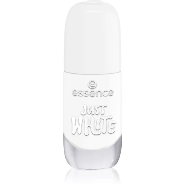 essence Gel Nail Polish gelový lak na nehty odstín 33 JUST WHITE 8 ml