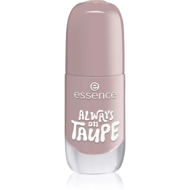 essence Gel Nail Polish gelový lak na nehty odstín 37 ALWAYS on TAUPE 8 ml