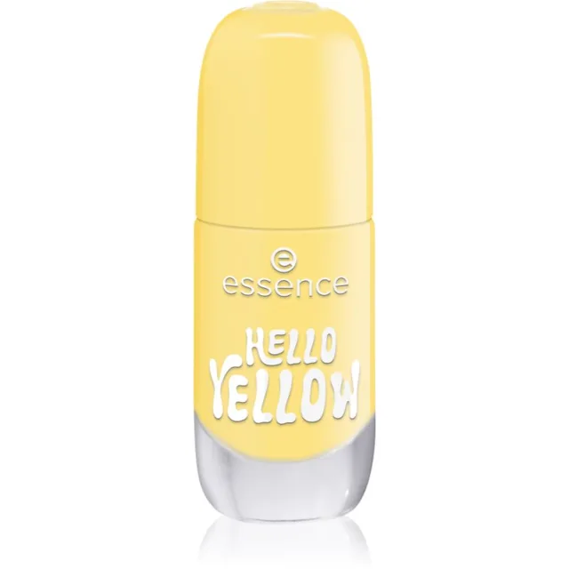 essence Gel Nail Polish gelový lak na nehty odstín 41 HELLO YELLOW 8 ml