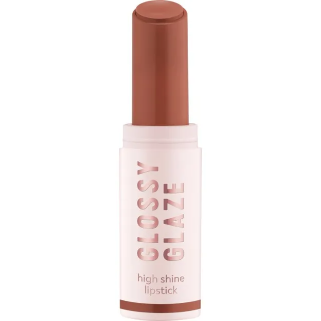 essence Glossy Glaze rtěnka s vysokým leskem odstín 01 Livin La Vida Mocha 1.9 g