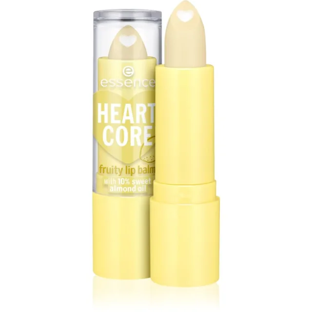essence HEART CORE balzám na rty odstín 04 Lemon 3 g