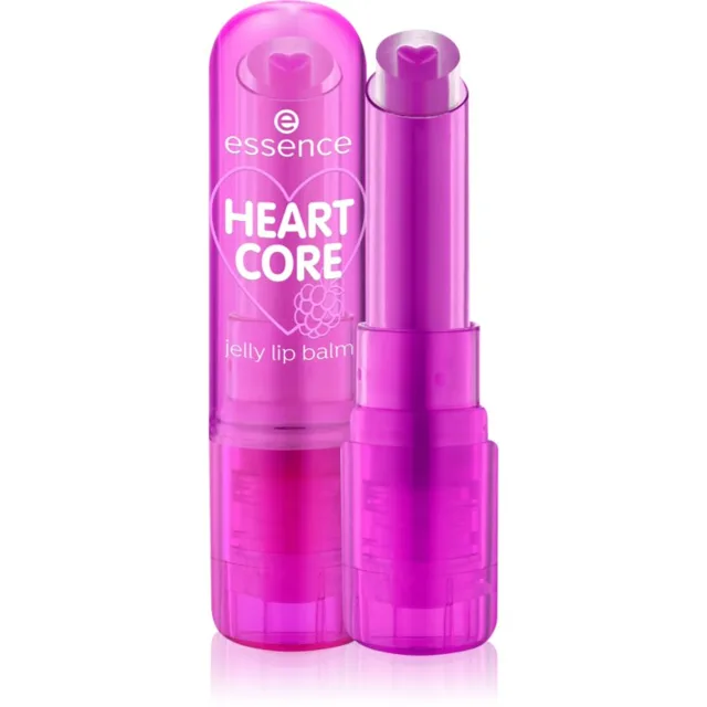 essence HEART CORE tónovací balzám na rty s leskem odstín 03 Berry-Berry Cute 3 g