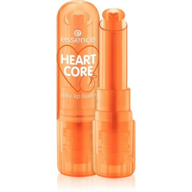 essence HEART CORE tónovací balzám na rty s leskem odstín 04 Peach Please! 3 g