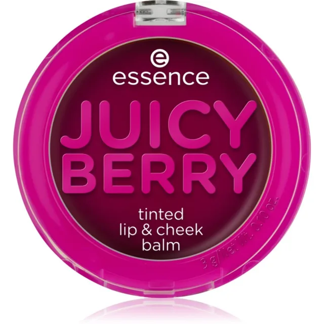 essence Juicy Berry Tinted tekutá tvářenka a lesk na rty 3 g