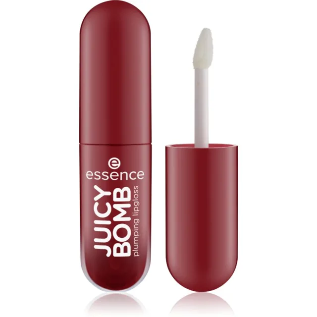 essence Juicy Bomb lesk na rty se zvětšujícím efektem odstín 01 Sweet Strawberry 2.6 ml