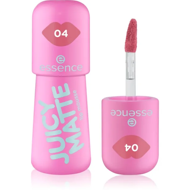 essence JUICY MATTE pěnová rtěnka s matným efektem odstín 04 Dreamy Blossoms 2.7 ml