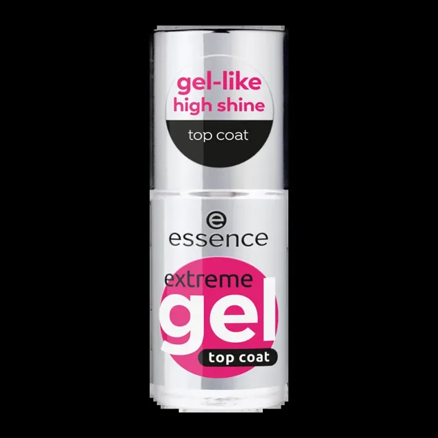 essence Krycí lak na nehty extreme gel top coat 01 Gloss To Go