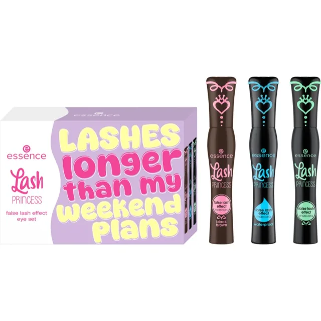 essence Lash PRINCESS false lash effect eye set sada řasenek pro efekt umělých řas