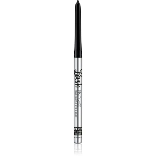 essence Lash PRINCESS PARTY voděodolná tužka na oči odstín 01 deep black waterproof 0.3 g