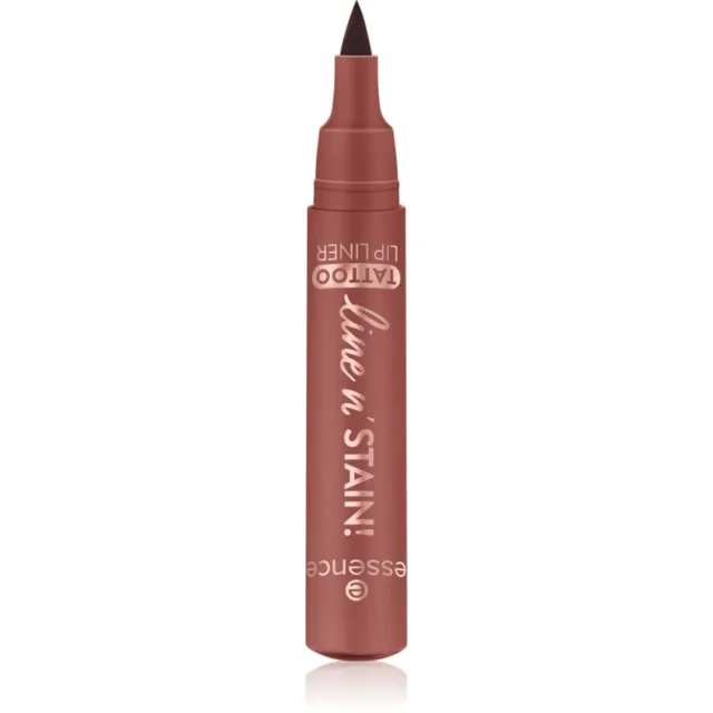 essence line n' STAIN! konturovací tužka na rty odstín 02 Must Have Brown 2.5 ml