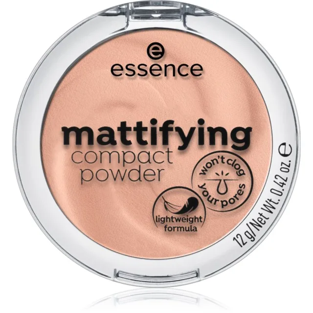 essence Mattifying kompaktní pudr s matným efektem odstín 04 Perfect beige 12 g
