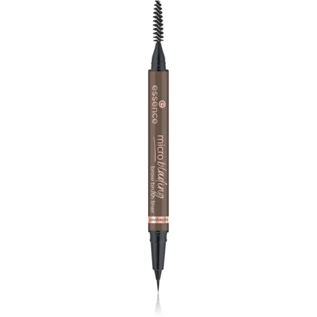 essence Microblading tužka na obočí se štětečkem odstín 04 Dark Brown 0.6 ml