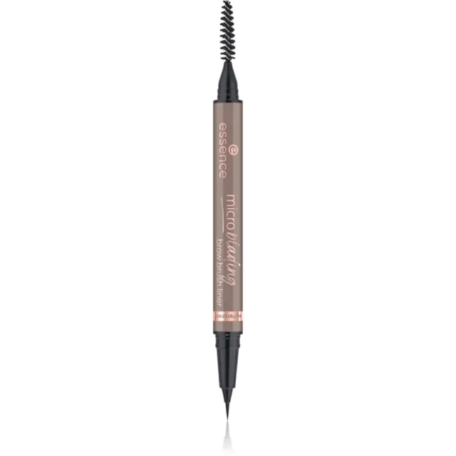essence Microblading tužka na obočí se štětečkem odstín Light Brown 0.6 ml