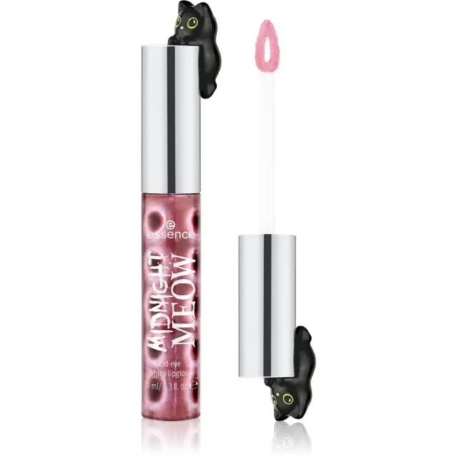 essence MIDNIGHT MEOW cat-eye třpytivý lesk na rty odstín 01 Moonlight Spell 9 ml
