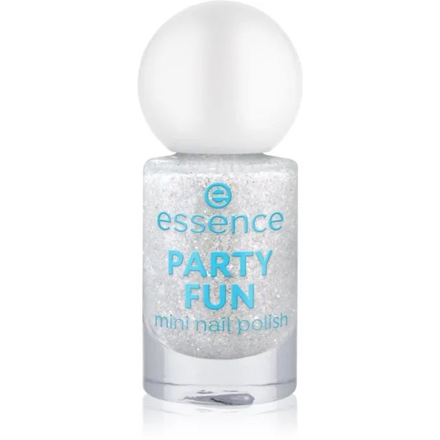 essence PARTY FUN lak na nehty s holografickým efektem se třpytkami odstín 20 5 ml