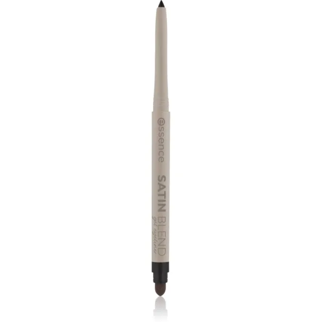 essence SATIN BLEND gelové oční linky voděodolné odstín 01 Pure Black 0.22 g