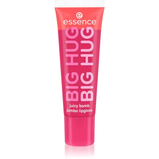 essence Say It With Juicy Big Hug lesk na rty odstín 01 Poppin' Pomegranate 30 ml