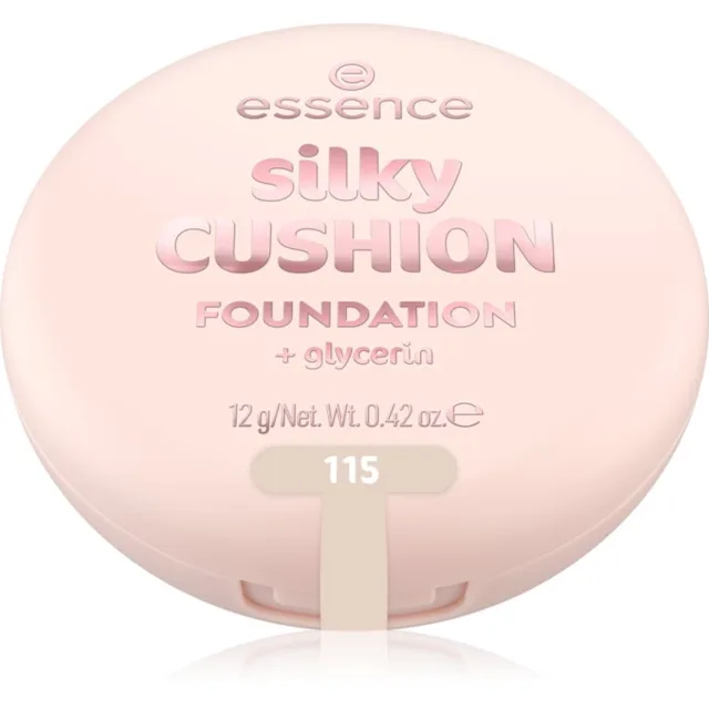 essence silky CUSHION FOUNDATION make-up v houbičce se středním krytím odstín 115 12 g