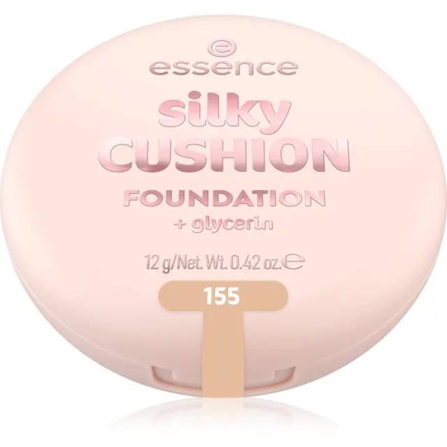 essence silky CUSHION FOUNDATION make-up v houbičce se středním krytím odstín 155 12 g