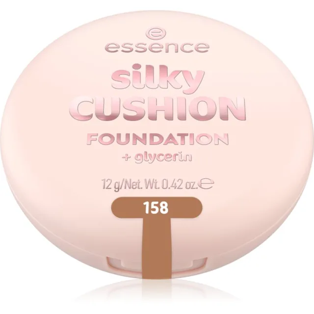 essence silky CUSHION FOUNDATION make-up v houbičce se středním krytím odstín 158 12 g