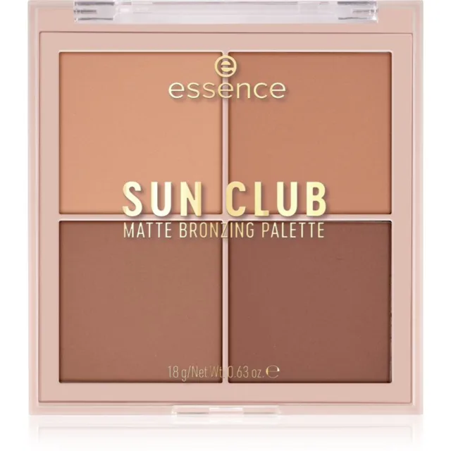 essence Sun Club bronzující paletka s matným efektem Better Than Vacation Tan 18 g