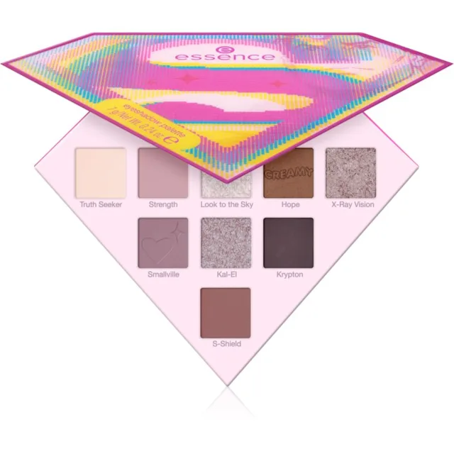 essence Superman paletka očních stínů odstín 01 Find your power 7 g