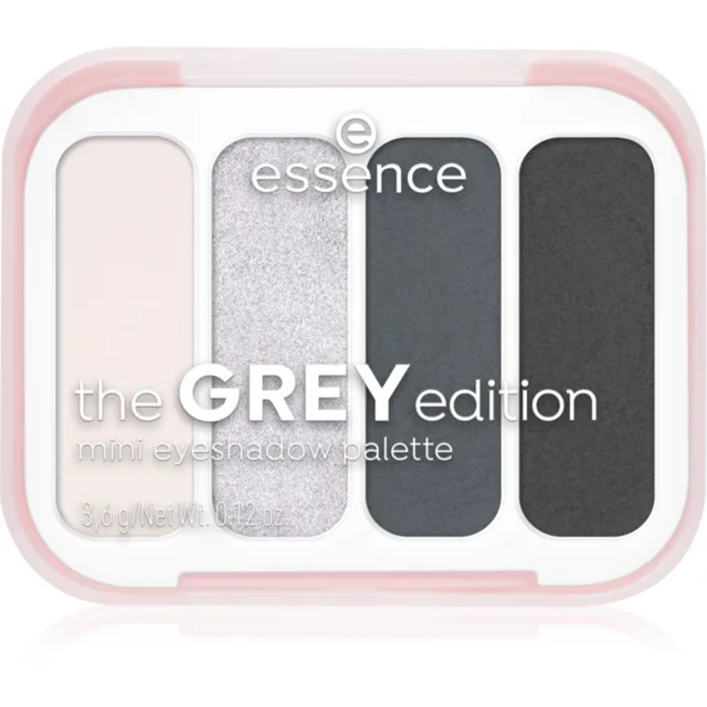 essence The Grey Edition paletka očních stínů mini 3.6 g