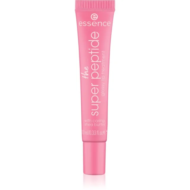 essence the super peptide glossy lip treatment balzám na rty odstín 02 Pinkified! 10 ml