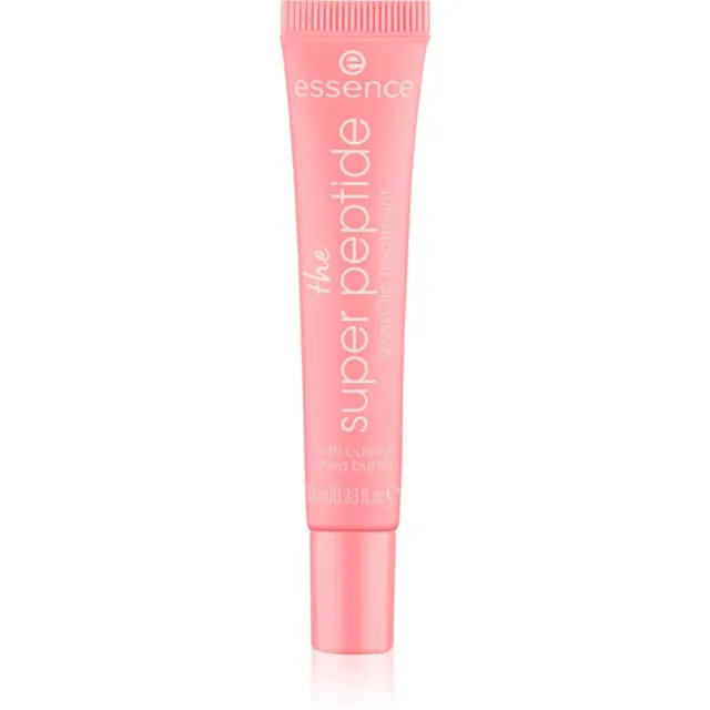 essence the super peptide glossy lip treatment balzám na rty odstín 04 Coralized! 10 ml