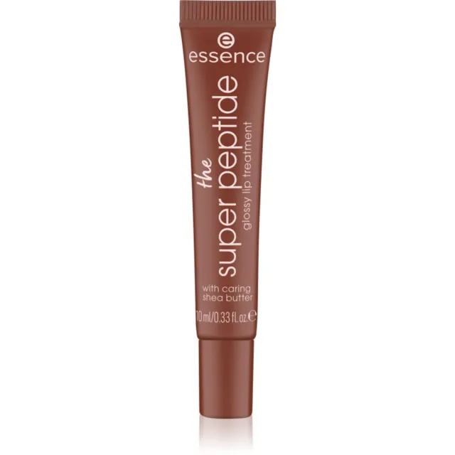 essence the super peptide glossy lip treatment balzám na rty odstín 06 Plumfection! 10 ml